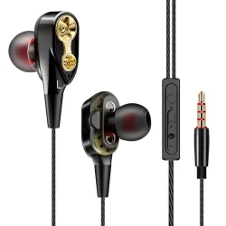 3,5 mm in-ear bedrade oordopjes - stereohoofdtelefoon met microfoonOor- & hoofdtelefoons