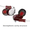 3.5mm - écouteurs de sport - filé - super basse - casque avec microphone