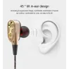 3,5 mm in-ear bedrade oordopjes - stereohoofdtelefoon met microfoonOor- & hoofdtelefoons