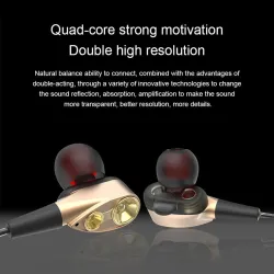 3,5 mm in-ear bedrade oordopjes - stereohoofdtelefoon met microfoonOor- & hoofdtelefoons