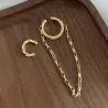 Asymmetrische oorbellen - oorclip / haakOorbellen