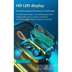 TWS - draadloos - Bluetooth mini-oortelefoon - waterdicht - LED-displayOor- & hoofdtelefoons