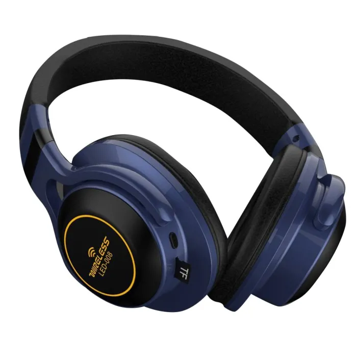 Draadloos - Bluetooth sporthoofdtelefoon - koptelefoon - microfoon - LedOor- & hoofdtelefoons