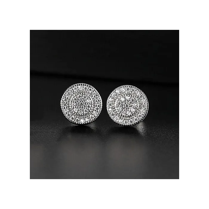 Elegant - small round crystal stud earringsEarrings