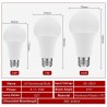 E27 - 5W - 7W - 10W - ultraviolette lamp - LED - kiemdodende lamp - sterilisator - desinfectie - mijtverwijderaarE27