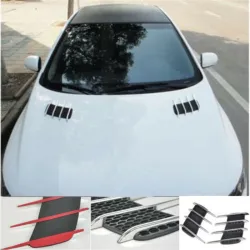 3D requin gill - vent d'air latéral - autocollant - 2 pièces