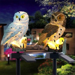 Lumière de jardin en forme de Owl avec panneau solaire - LED - imperméable