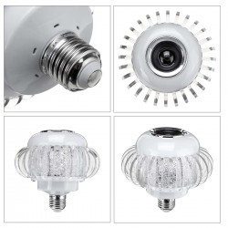E27 - ampoule LED RGB avec haut-parleur Bluetooth sans fil - télécommande - 110V-220V 6W