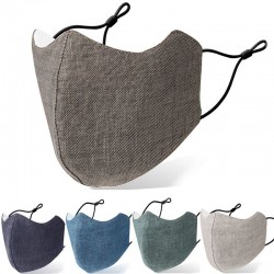 PM2.5 face antibactérienne / masque de protection de la bouche - réutilisable - lavable - coton