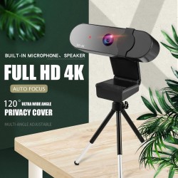 HD 4K 2K Caméra web - 1080P - PC - autofocus - USB - microphone