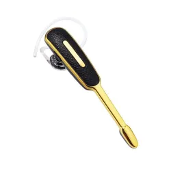 Mini - Bluetooth-oorhaak - handsfree - leren oortelefoon met microfoon - noise cancellingOor- & hoofdtelefoons