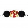 2 in 1 - gezichts- / mondmasker / oorkappen - wasbaar - kerstprintMondmaskers