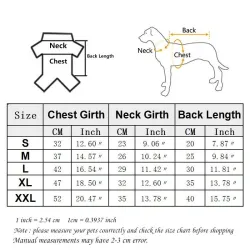 Sterpatroon - warm - honden- / kattenvestKleding & schoenen
