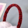 Oorkappen van pluche met luipaardprintPetten & Hoeden