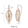 Fleurs coupées - zircon cube - boucles d'oreilles en cristal