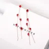 Tassels with crystals - long earringsEarrings