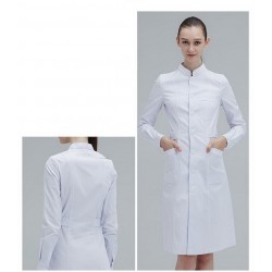 Manteau de travail longue tenue - laboratoire / spa / salons de beauté / hôpital