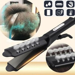 Ceramic hair straightener - temperature adjustment - ionic - dry / wet hairHair straighteners
