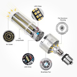 ampoule LED - super lumineux - E27 - E40 - 25W - 35W - 50W - 120W - 150W - 200W