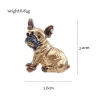 Kleine hond - vergulde brocheBroches