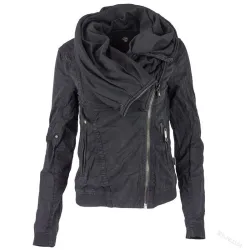 Retro gotische stijl - kort warm jasje - met ritssluitingJassen