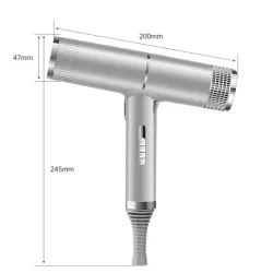 Professionele föhn - ionisch - grijs - 220VHaar