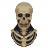 Eng skeletmasker - met stuk borstbeenderen - latex - vol hoofdMaskers