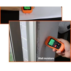 MT-18 - orange - digital tester - wood / paper moisture meter - wall moisture sensor - testerElectronics & Tools