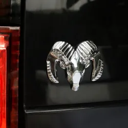 3D ramkop - metalen embleem - autostickerStickers