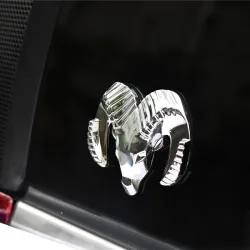 3D ram head - metal emblem - car stickerStickers