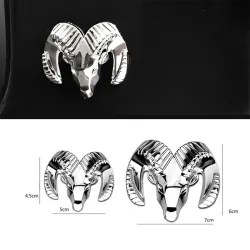 3D ramkop - metalen embleem - autostickerStickers
