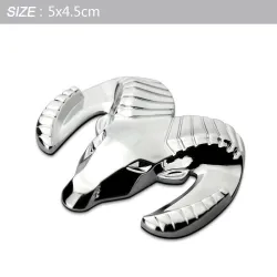 3D ramkop - metalen embleem - autostickerStickers