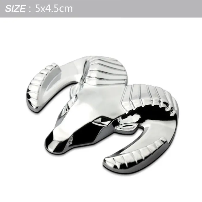 3D ramkop - metalen embleem - autostickerStickers