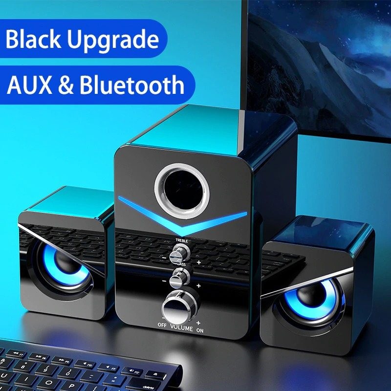Ordinateur set - Bluetooth 5.0 - USB - son stéréo - basse Ordinateur set - Bluetooth 5.0 - USB - son stéréo - basse