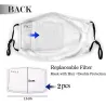 Beschermend mond- / gezichtsmasker - met 2 PM2.5 filters - herbruikbaar - CanadaMondmaskers