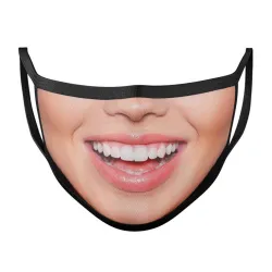 Protective mouth / face mask - reusable - cotton - mouth printMouth masks