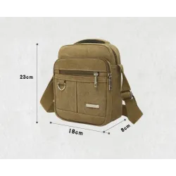 Schouder / crossbody kleine tas - doekTassen