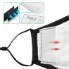 Beschermend mond / gezichtsmasker - PM2.5 filters - herbruikbaar - speelkaarten azenMondmaskers