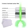 Beschermend mond / gezichtsmasker - PM2.5 filters - herbruikbaar - speelkaarten azenMondmaskers
