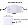 Beschermend mond- / gezichtsmasker - PM2.5 filters - herbruikbaar - Formule 1Mondmaskers