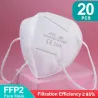 FFP2 - KN95 - PM2.5 - antibacterieel beschermend mond- / gezichtsmasker - 5-laags - herbruikbaar - 10/20/50/100 stuksMondmaskers