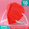 FFP2 - KN95 - PM2.5 - masque antibactérien de protection / visage - 5 couches - réutilisable - 10 / 50 / 100 pièces