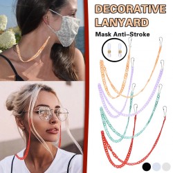 Multifunctionele ketting - houder voor brillen / gezichtsmaskers - decoratieve lanyard - 3 stuksMondmaskers