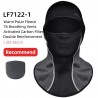 Winter thermal fleece ski mask - full face cover - hood with scarf - sport balaclava - windproof - waterproofEyewear