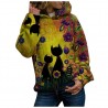 Hoodie met kattenprint - sweater met lange mouwenHoodies & Truien