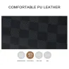 POLO - vintage leren rugzak - geruit designTassen