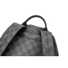 POLO - vintage leren rugzak - geruit designTassen