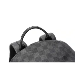 POLO - vintage leren rugzak - geruit designTassen