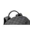 POLO - vintage leren rugzak - geruit designTassen