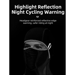 Winter thermal fleece ski mask - full face cover - hood with scarf - sport balaclava - windproof - waterproofEyewear